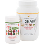 Youngevity Super Greens and FitShake Combo - More Details